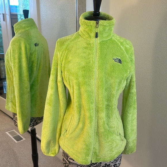 The North Face Osito 2 Fleece Jacket LimeGreen 💚🤍☘️Size Medium - Picture 1 of 7